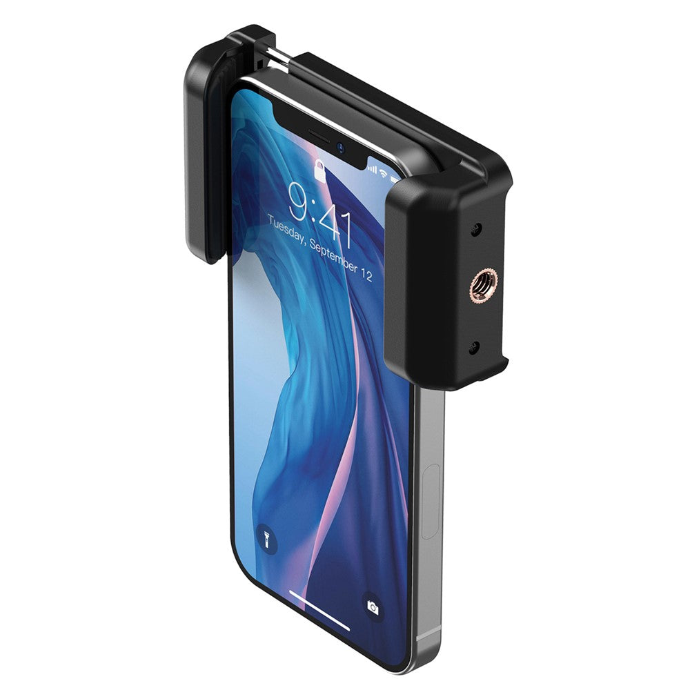 APEXEL F001 Smartphone-Clip – Mit externem Kameraclip & 1/4-Zoll-Schraubgewinde, für Selfie-Stick, Kamerastativ & Stativhalterung