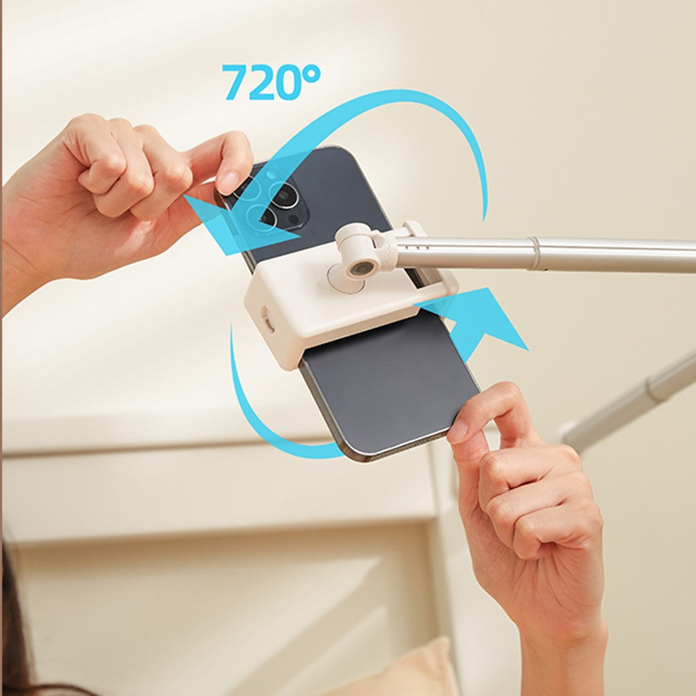 X6 Adjustable Phone Stand Bedside Desktop Cell Phone Clamp Holder for Selfie / Livestream / Video Recording