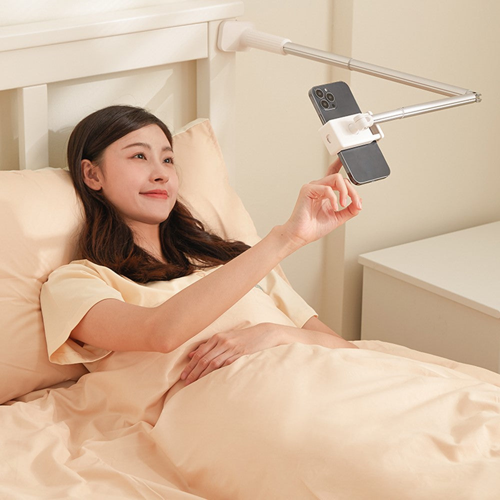 X6 Adjustable Phone Stand Bedside Desktop Cell Phone Clamp Holder for Selfie / Livestream / Video Recording