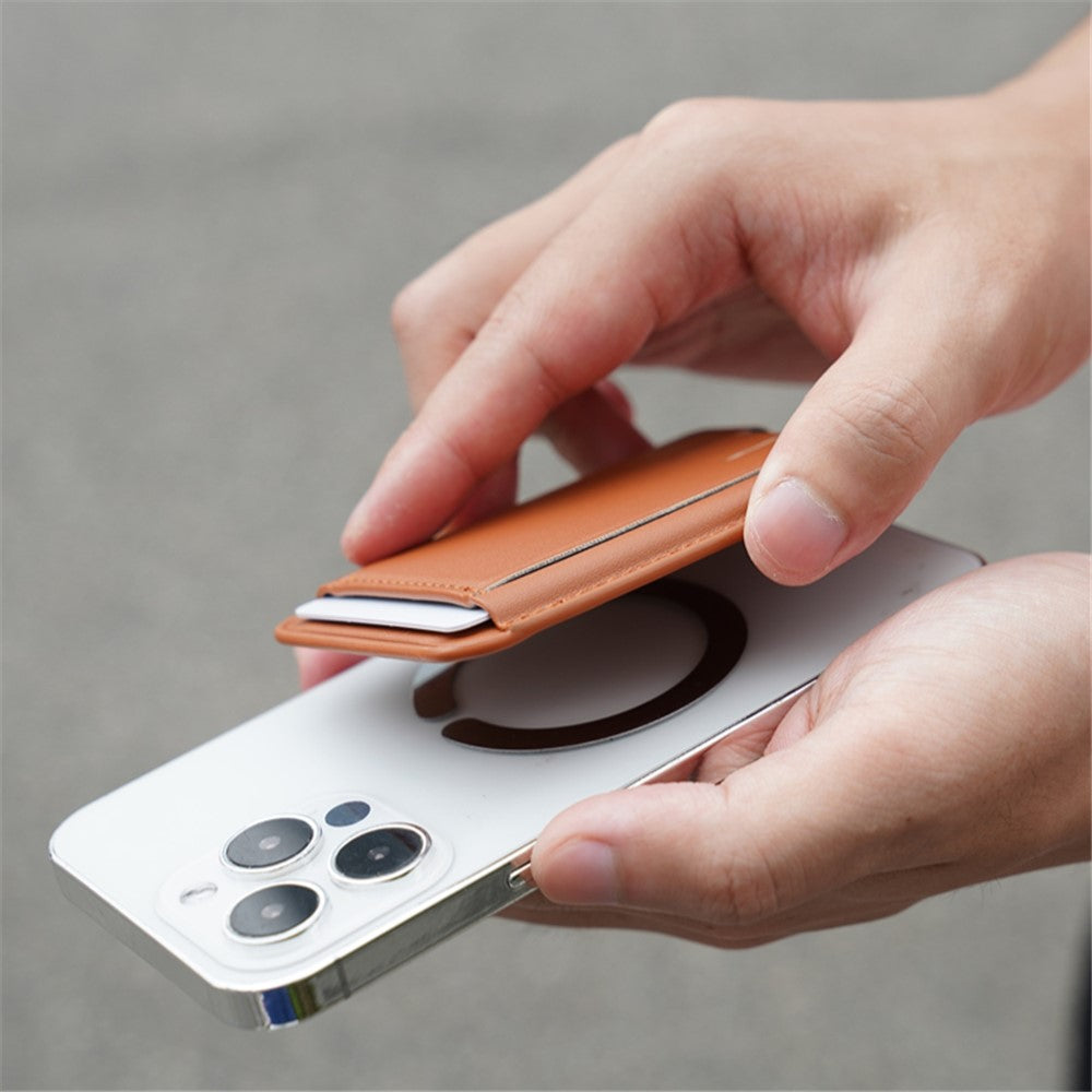 MRC048 Magnetischer ausklappbarer Kartenhalter – Mit Taschenhülle