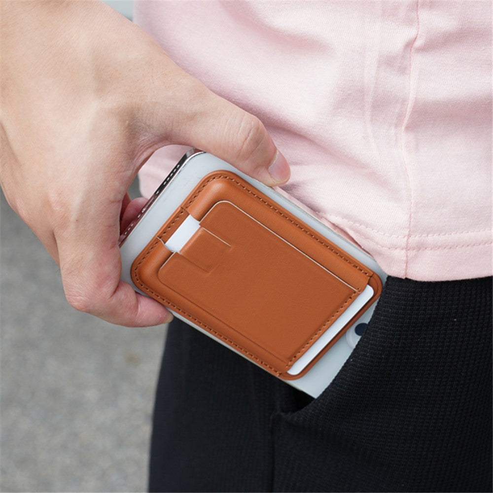 MRC048 Magnetischer ausklappbarer Kartenhalter – Mit Taschenhülle