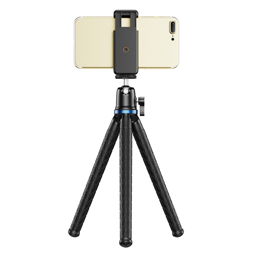 APEXEL APL-JJ10 Tragbares Octopus-Stativ – Mit flexibler 360°-Drehhalterung & Handyhalterung