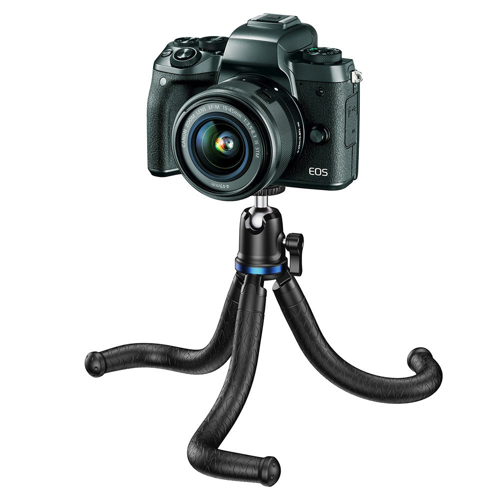 APEXEL APL-JJ10 Tragbares Octopus-Stativ – Mit flexibler 360°-Drehhalterung & Handyhalterung