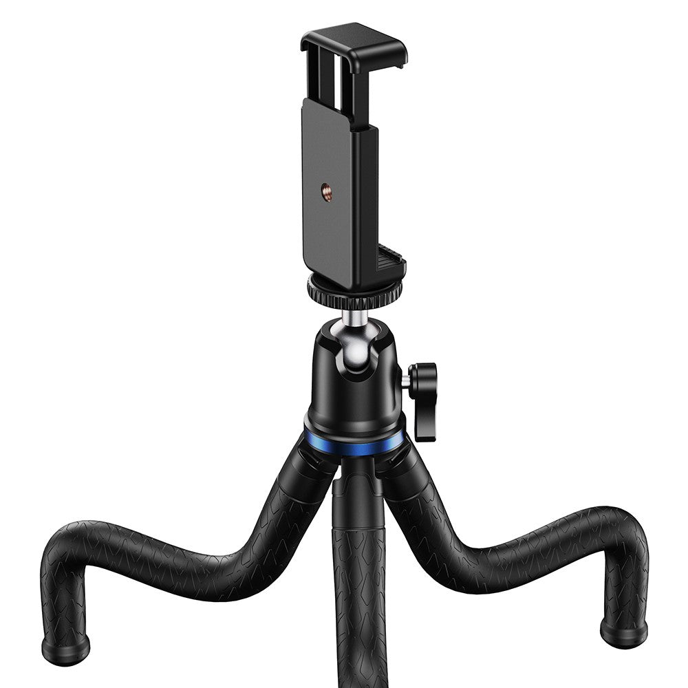 APEXEL APL-JJ10 Tragbares Octopus-Stativ – Mit flexibler 360°-Drehhalterung & Handyhalterung