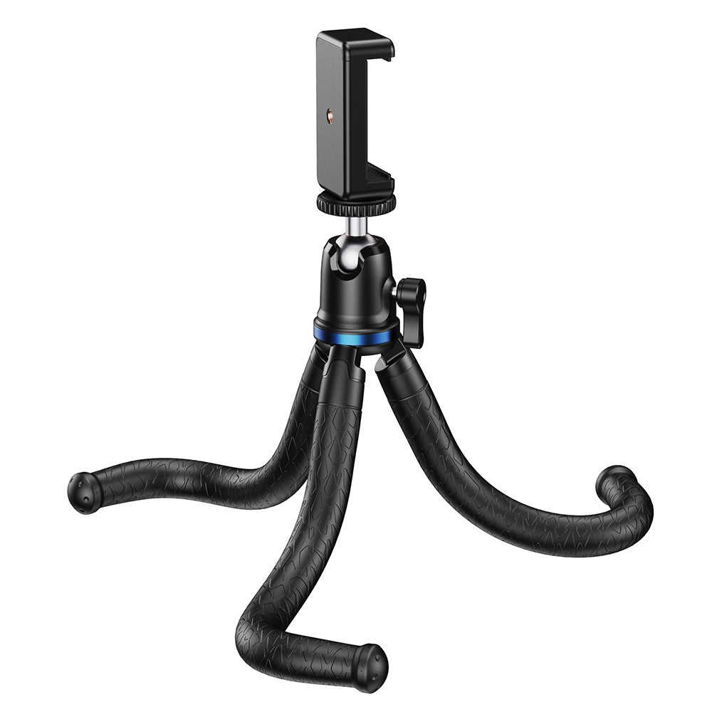 APEXEL APL-JJ10 Tragbares Octopus-Stativ – Mit flexibler 360°-Drehhalterung & Handyhalterung