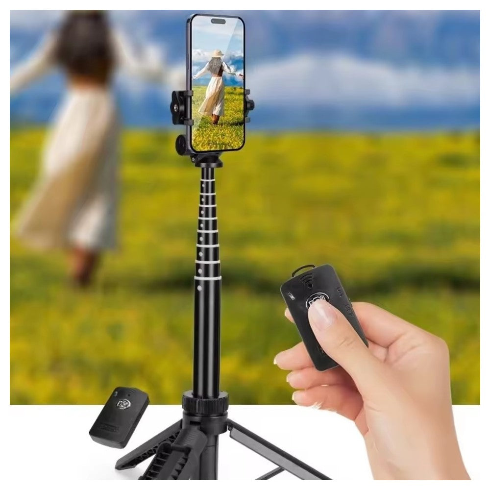 YUNTENG VCT-361 Selfie-Stick mit Stativfunktion – Magnetisch, Bluetooth-kompatibel, für Smartphones/Action-Kameras