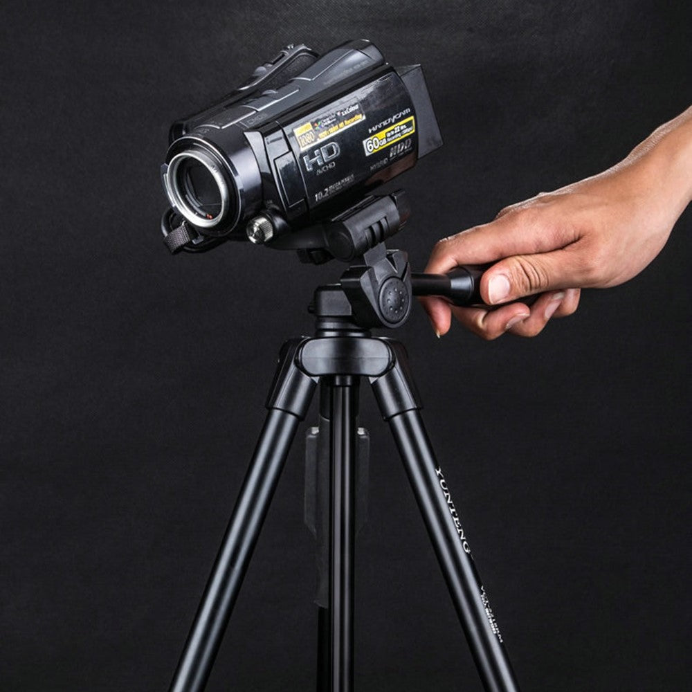 YUNTENG 5218 Teleskop-Fotografie-Stativ – Mit Bluetooth-kompatibler Fernbedienung, für DSLR- & SLR-Kameras sowie Smartphones