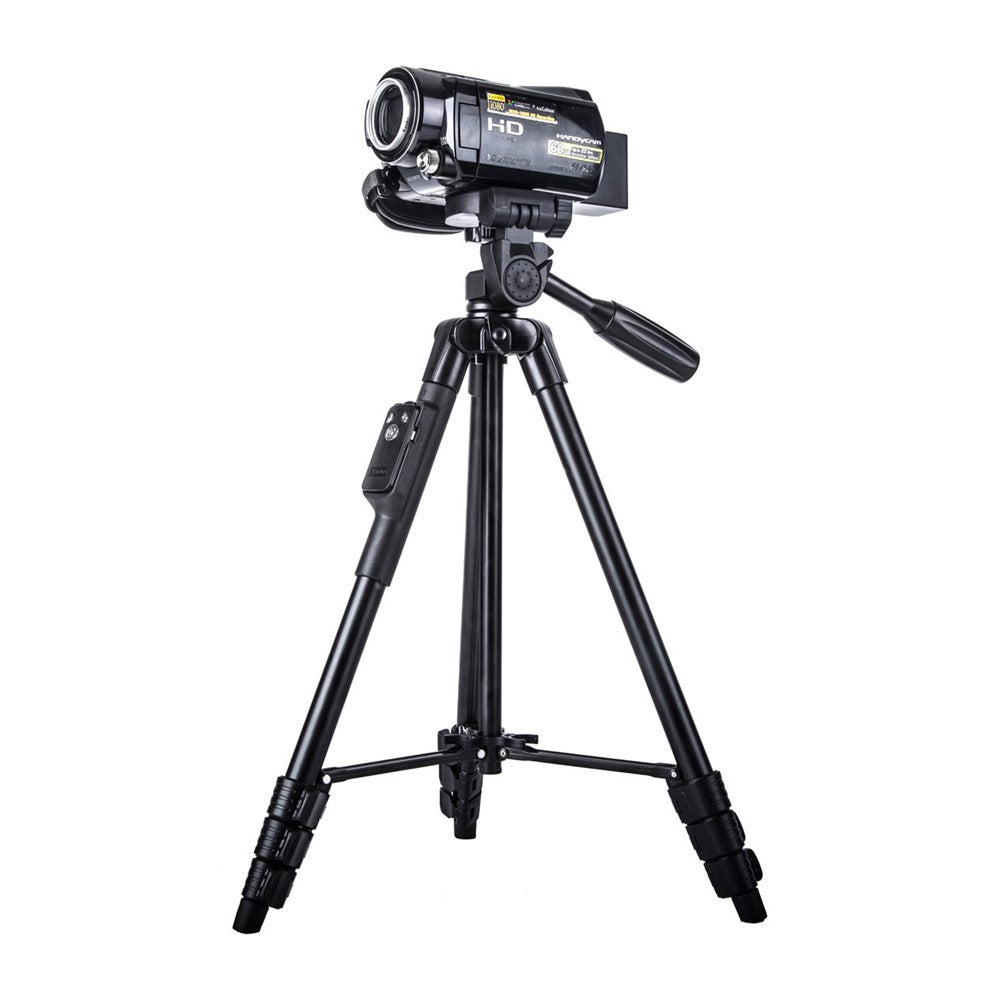 YUNTENG 5218 Teleskop-Fotografie-Stativ – Mit Bluetooth-kompatibler Fernbedienung, für DSLR- & SLR-Kameras sowie Smartphones