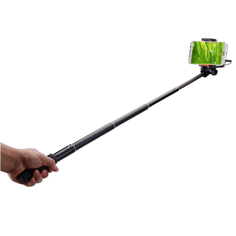 YUNTENG 808 Selfie-Stick – Mit Ausziehfunktion, für iPhone, Samsung & Huawei Smartphones