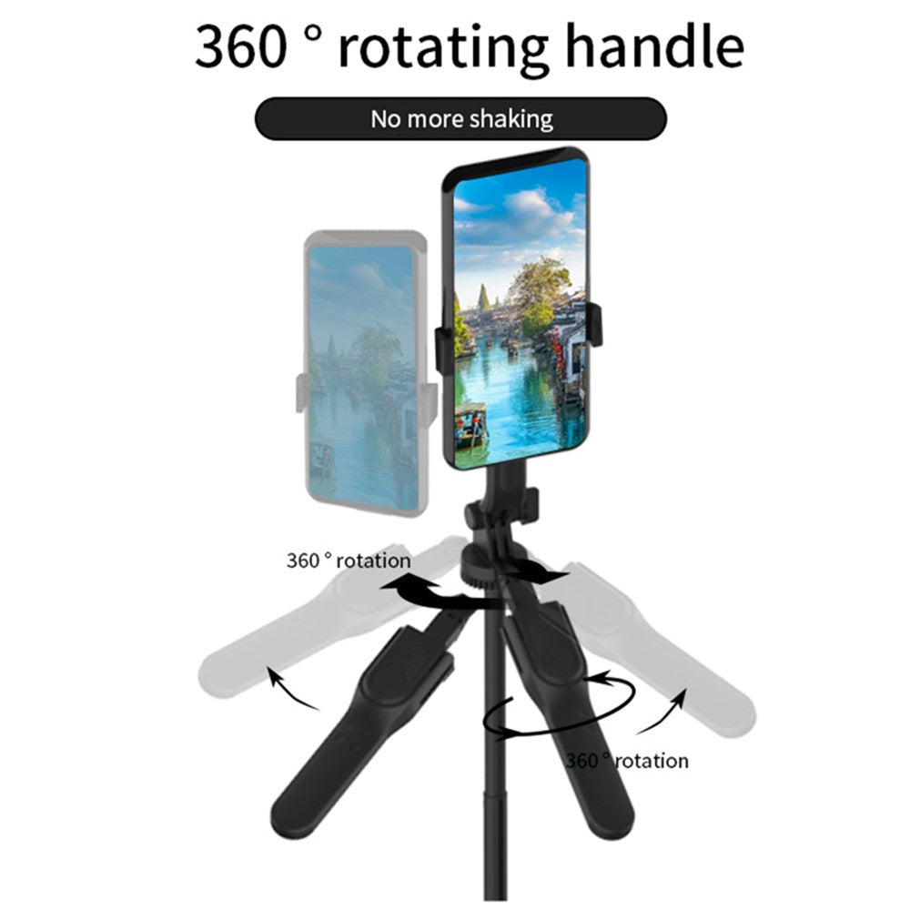 JMARY KT-239 Selfie-Stick mit Stativfunktion – 1,75 m, mit Handyhalterung & drehbarem Design