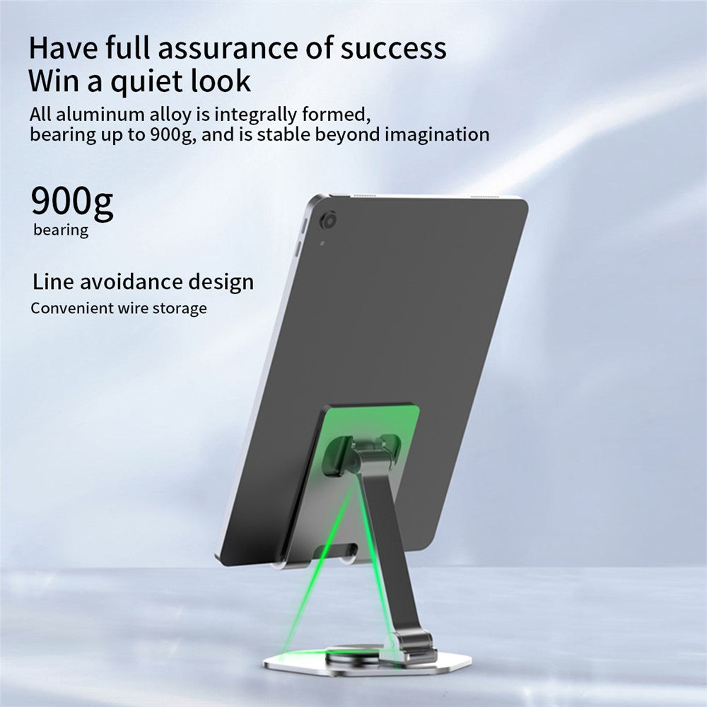 YY-020 360 Degree Rotating Folding Phone Bracket Aluminum Alloy Tablet Stand