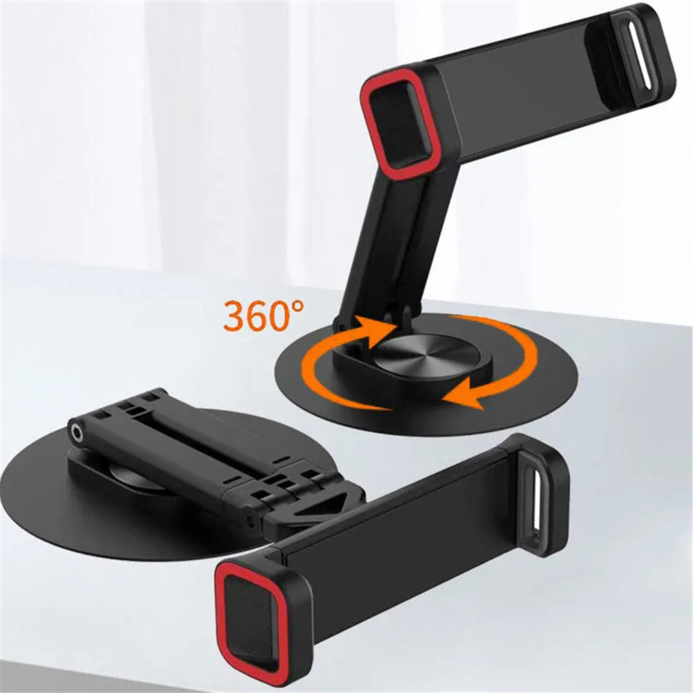 JMARY MK-63 Tischhalterung – 360 Grad drehbar, faltbar, für Smartphone/Tablet