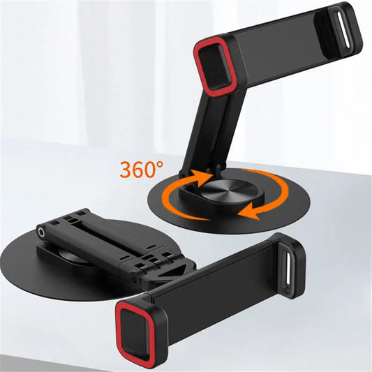 JMARY MK-63 Tischhalterung – 360 Grad drehbar, faltbar, für Smartphone/Tablet