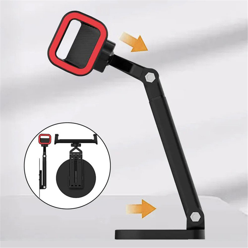 JMARY MK-63 Tischhalterung – 360 Grad drehbar, faltbar, für Smartphone/Tablet