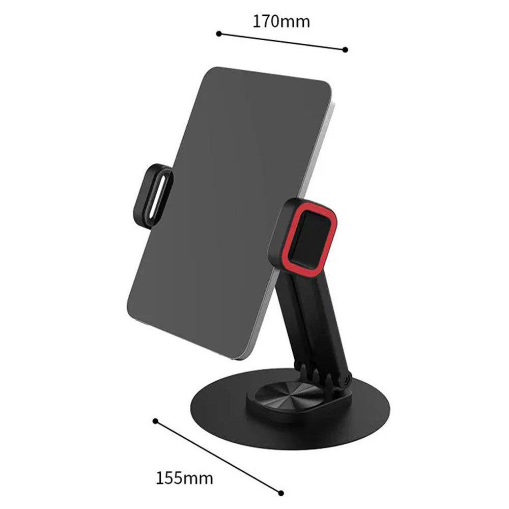JMARY MK-63 Tischhalterung – 360 Grad drehbar, faltbar, für Smartphone/Tablet