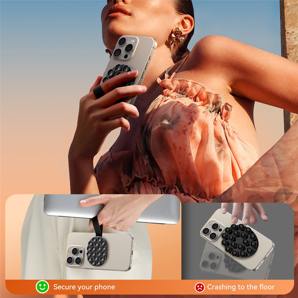 JOYROOM JR-ZS393-S Magnetische Saugnapf-Handyhalterung – Aus Silikon