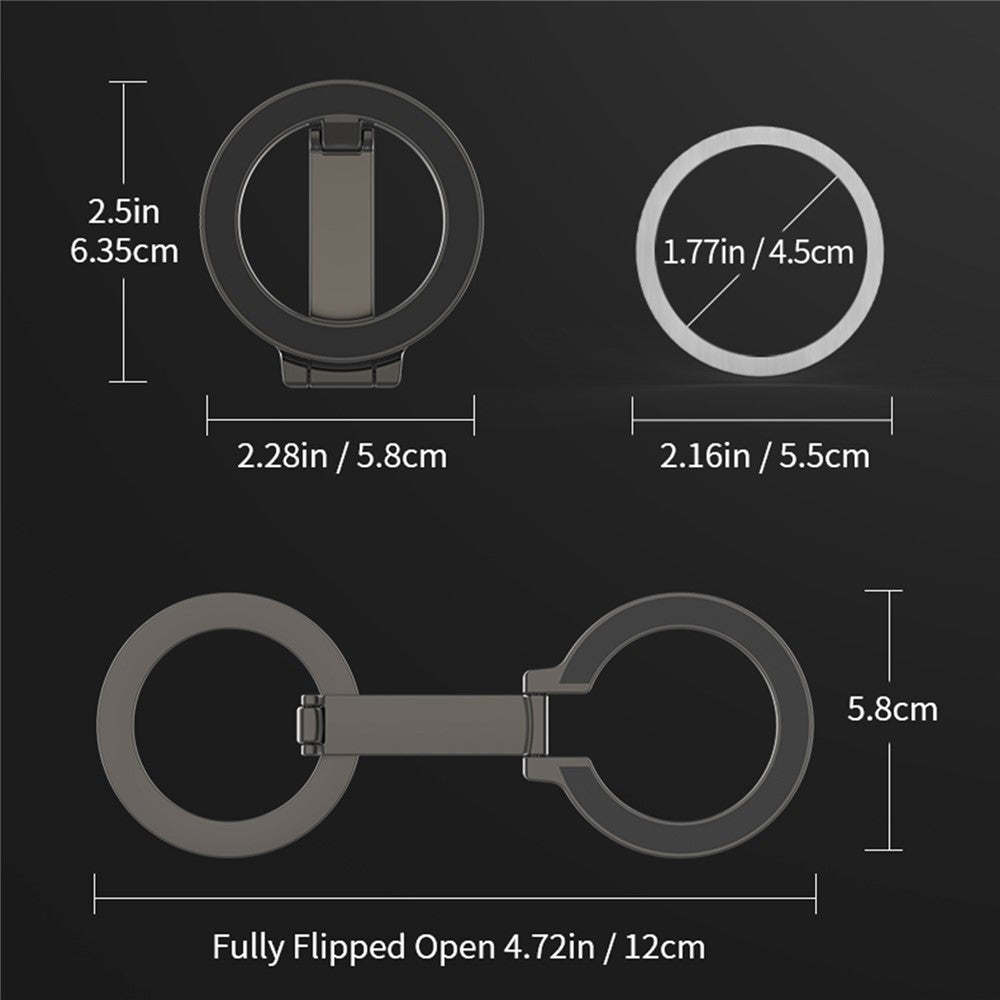 Magnetischer Ringhalter faltbar – Für Auto & Tisch