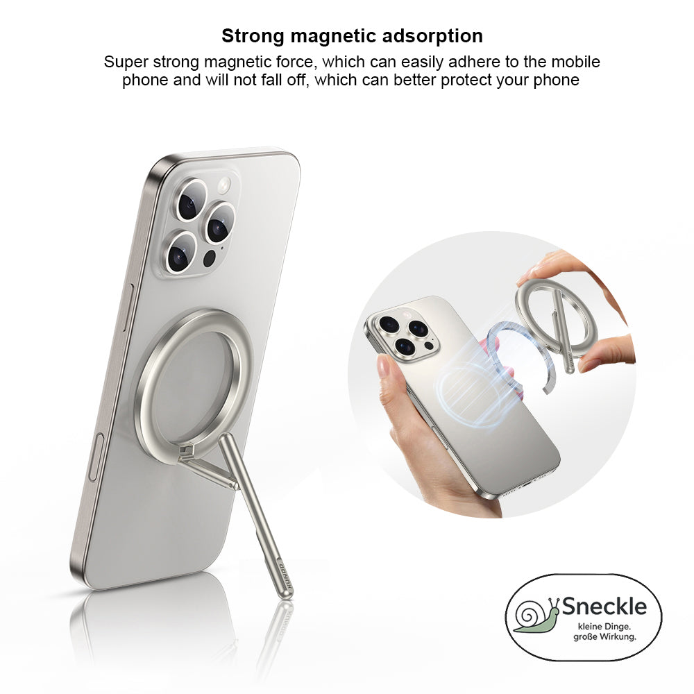 XUNDD XDHO-055 Magnetischer Ringhalter – Drehbar 360°, aus Aluminium