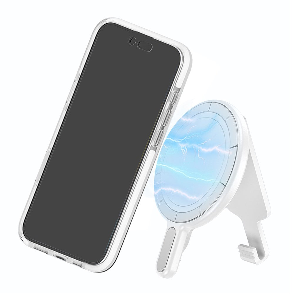 Magnetic Phone Mount Stand Multi-Functional Holder Anti-Drop for Belt Clip / Desktop / Computer Clip