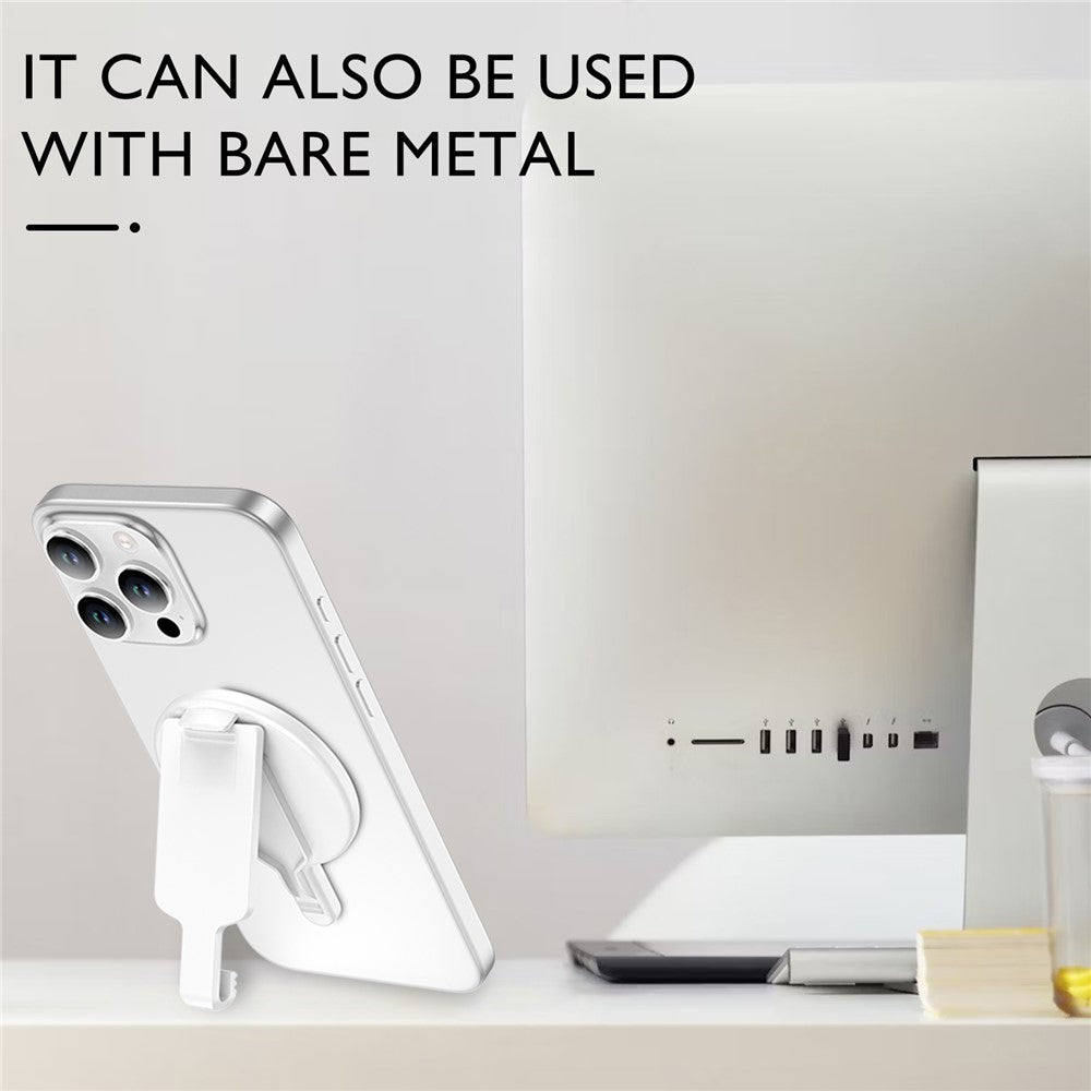 Magnetic Phone Mount Stand Multi-Functional Holder Anti-Drop for Belt Clip / Desktop / Computer Clip