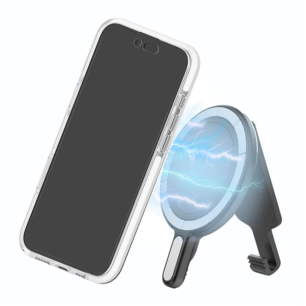 Magnetic Phone Mount Stand Multi-Functional Holder Anti-Drop for Belt Clip / Desktop / Computer Clip