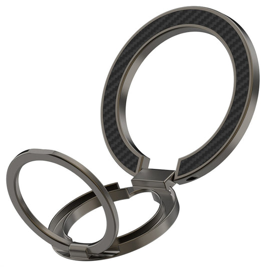 Magnetischer Handyringständer – Mit Carbonfaser-Textur & mehreren Betrachtungswinkeln