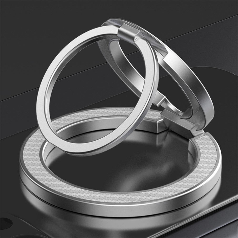 Magnetischer Handyringständer – Mit Carbonfaser-Textur & mehreren Betrachtungswinkeln