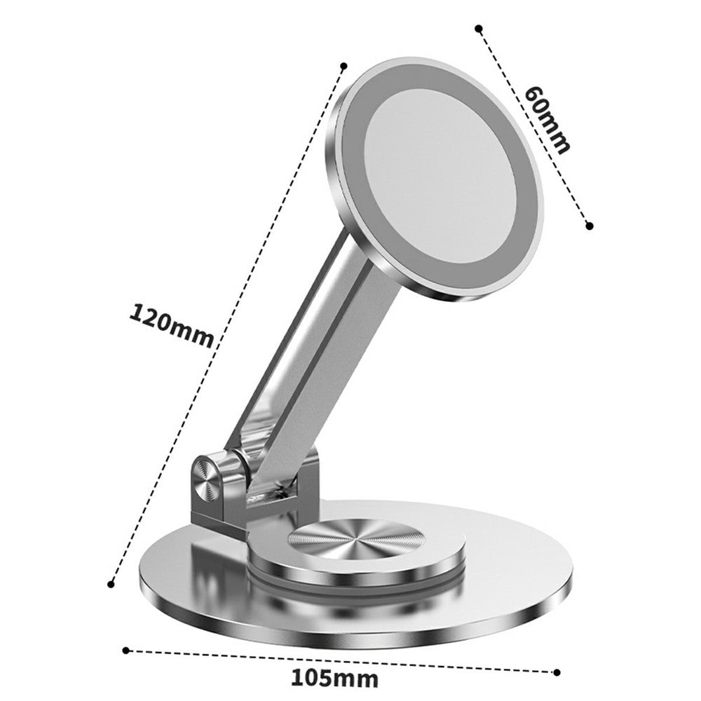 CX-1 Foldable Magnetic Phone Stand 360 Degree Rotatable Desktop Holder Compatible with MagSafe