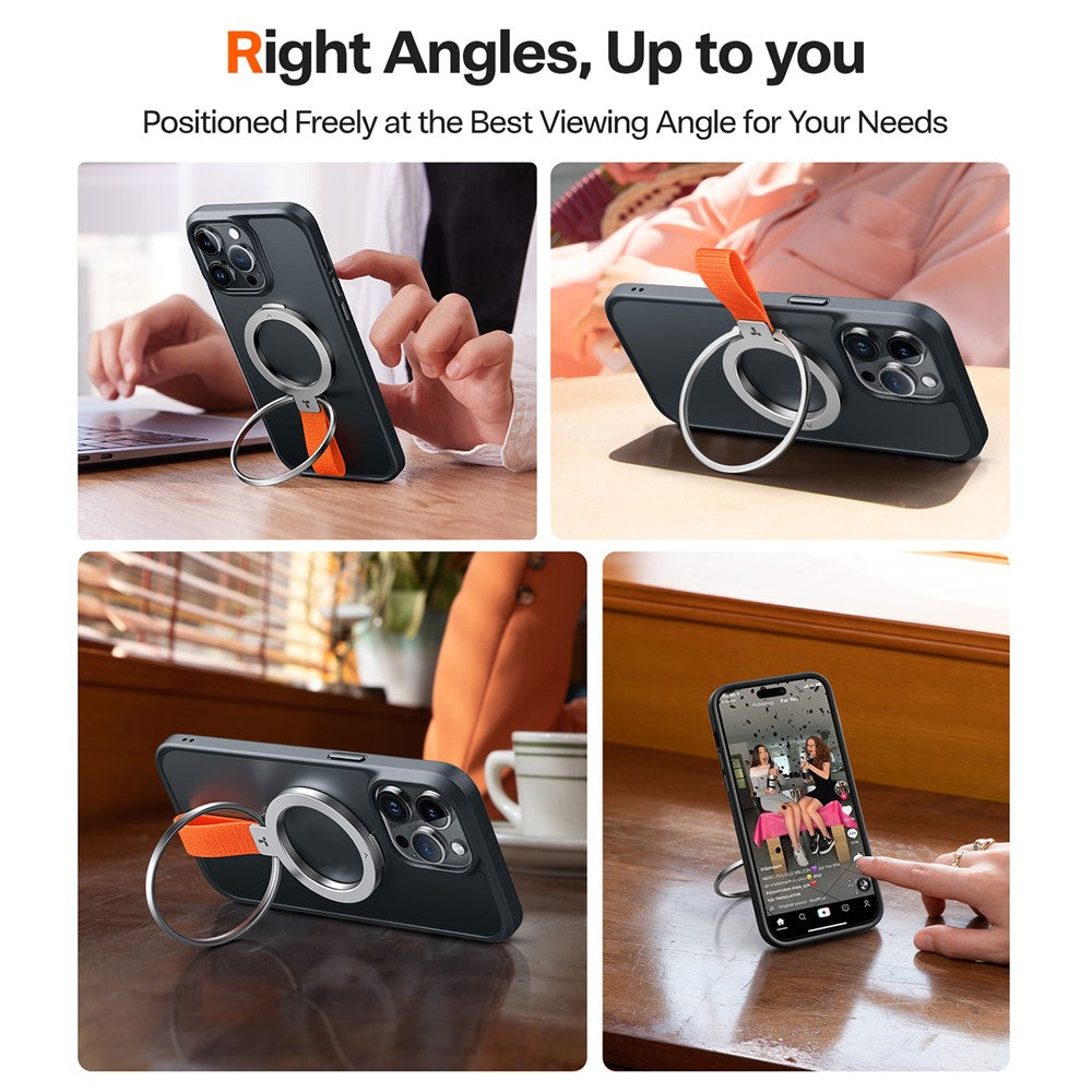 TORRAS Magnetischer Ständerring – 360° drehbar & mit Metallring