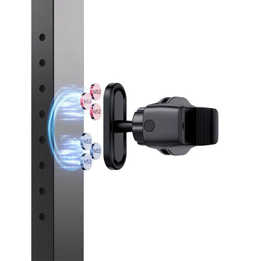 Auto-Handyhalterung – 146C Universal Magnetic Phone Holder 360 Degree Rotating Cellphone Stand 146C Universeller magnetischer Telefonhalter, um 360 Grad drehbarer Handyständer für Fitnessstudio, Auto, Kühlschrank