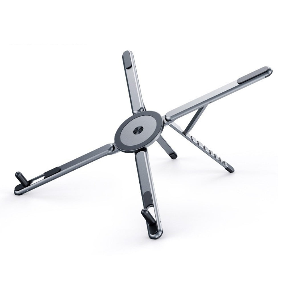 Multi-functional Magnetic Cellphone Holder Stand Aluminum Alloy Foldable Bracket for Phone Tablet Laptop