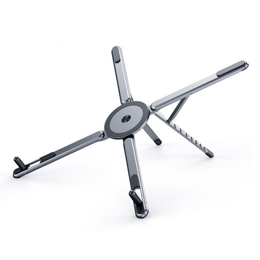 Multi-functional Magnetic Cellphone Holder Stand Aluminum Alloy Foldable Bracket for Phone Tablet Laptop