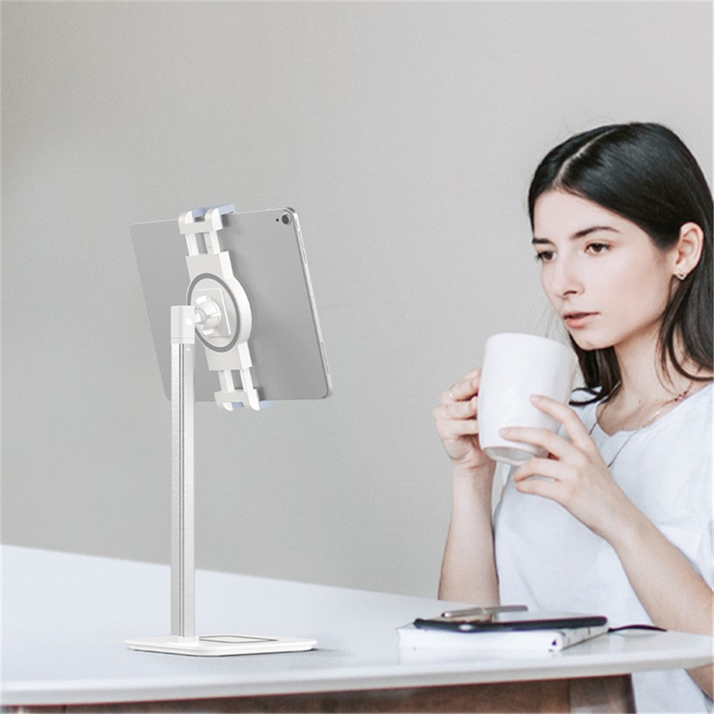 Desktop Mobile Phone Tablet Holder Live Broadcast Bracket Height Adjustable Aluminum Alloy Stand