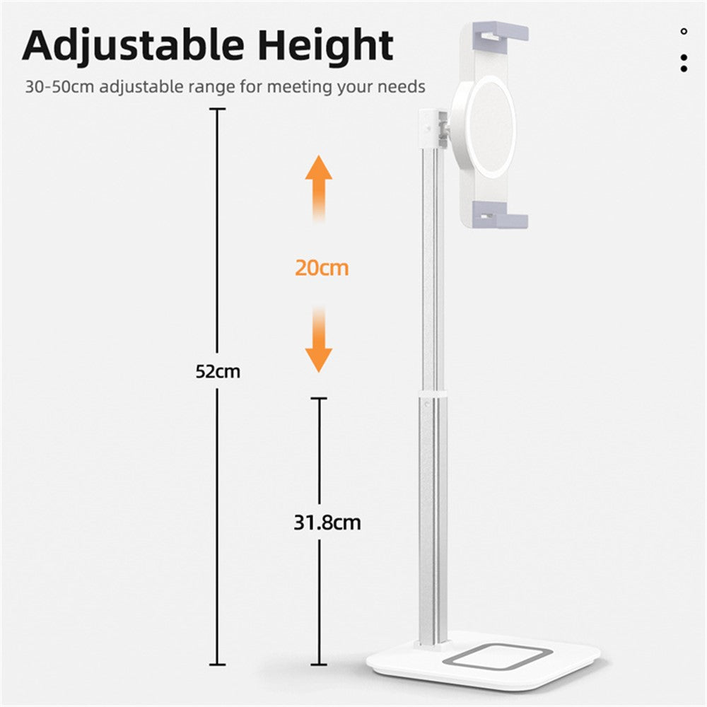 Desktop Mobile Phone Tablet Holder Live Broadcast Bracket Height Adjustable Aluminum Alloy Stand