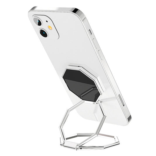 Foldable Metal Magnetic Desktop Ring Shape Phone Tablet Holder Zinc Alloy Cell Phone Stand