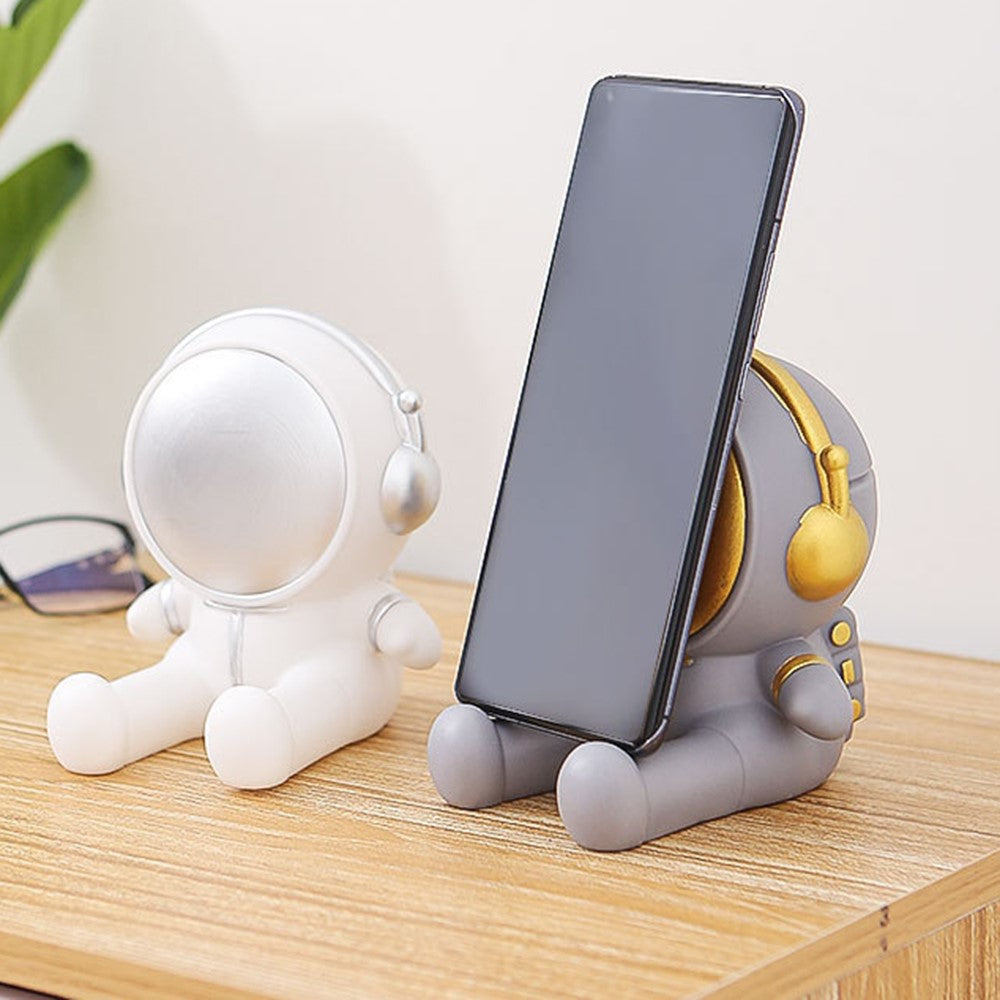 Creative Cartoon Astronaut Mobile Phone Holder Desktop Cellphone Bracket Stand Home Decor