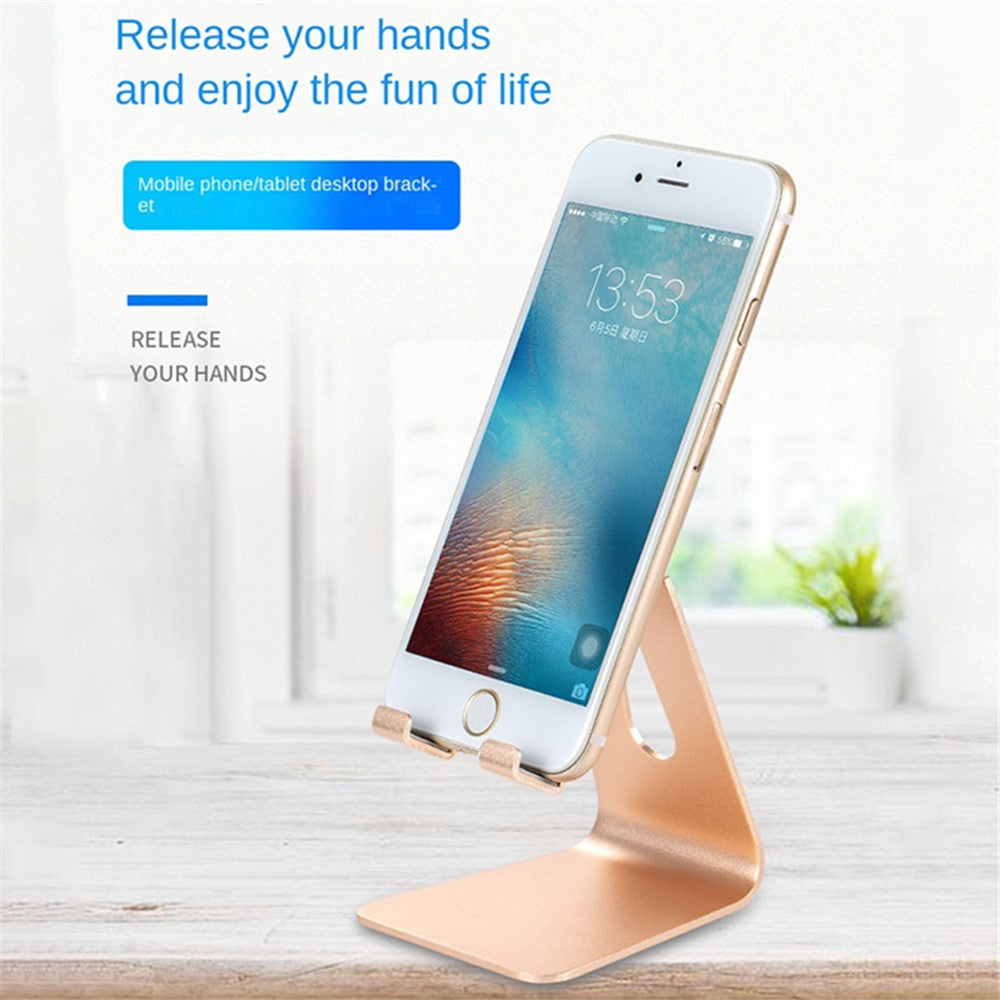 Z4A Large Size Adjustable Desktop Bracket Lazy Mobile Phone Tablet Holder Aluminum Alloy Stand