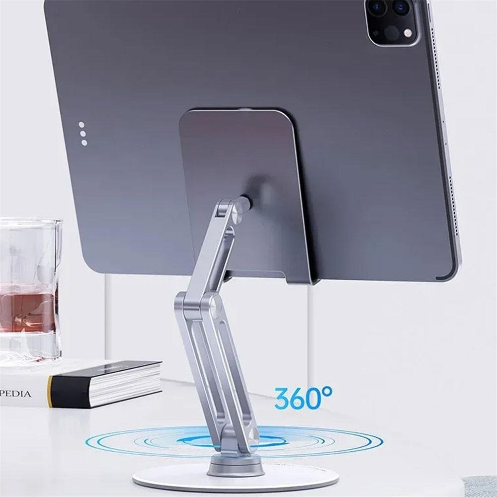 Faltbare Tisch-Handyhalterung – Aus Aluminiumlegierung, für Handys & Tablet, 360° drehbar