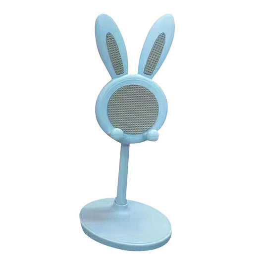 Cute Rabbit Phone Tablet Bracket Desktop Adjustable Cellphone Holder Stand for Devices within 10-inch