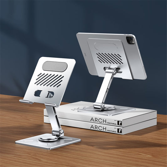 XUNDD XDHO-027 Rotation Foldable Desktop Holder Tablet Stand for iPhone 16 / 16 Plus / 16 Pro / 16 Pro Max