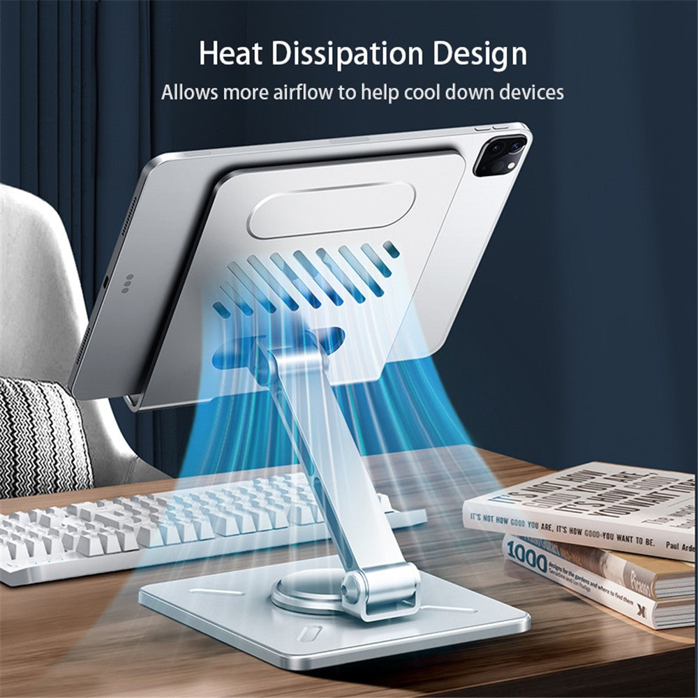 XUNDD XDHO-027 Rotation Foldable Desktop Holder Tablet Stand for iPhone 16 / 16 Plus / 16 Pro / 16 Pro Max