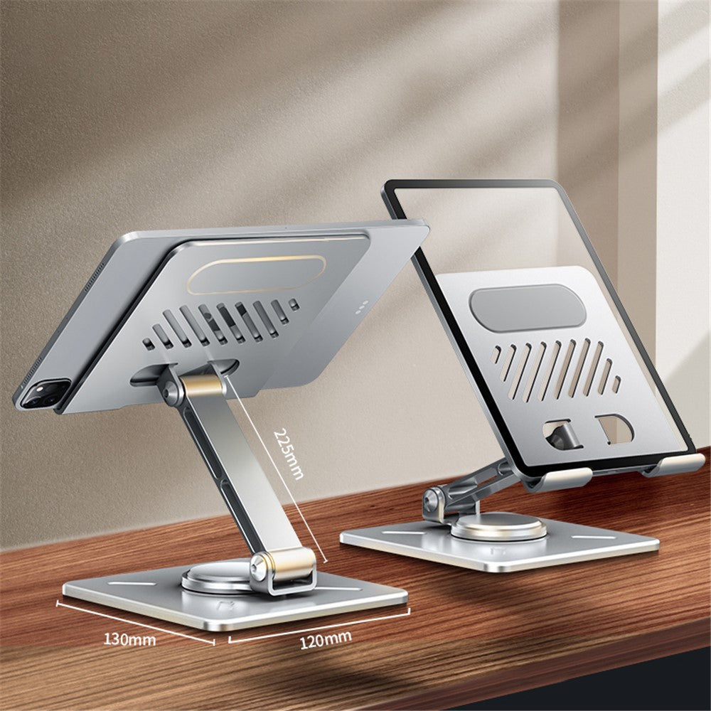 XUNDD XDHO-027 Rotation Foldable Desktop Holder Tablet Stand for iPhone 16 / 16 Plus / 16 Pro / 16 Pro Max