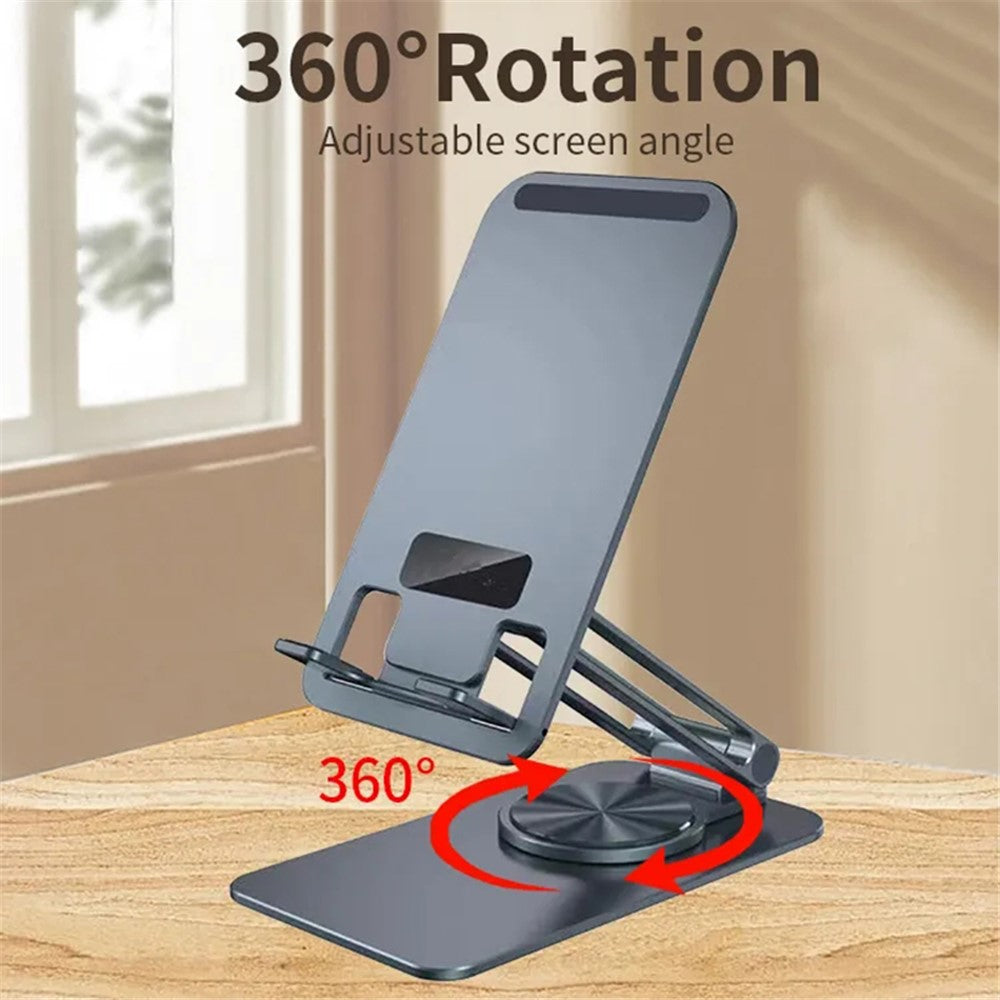 JMARY MK-60 Tischhalterung – Faltbar, mit rutschfester Oberfläche, für Handys & Tablets