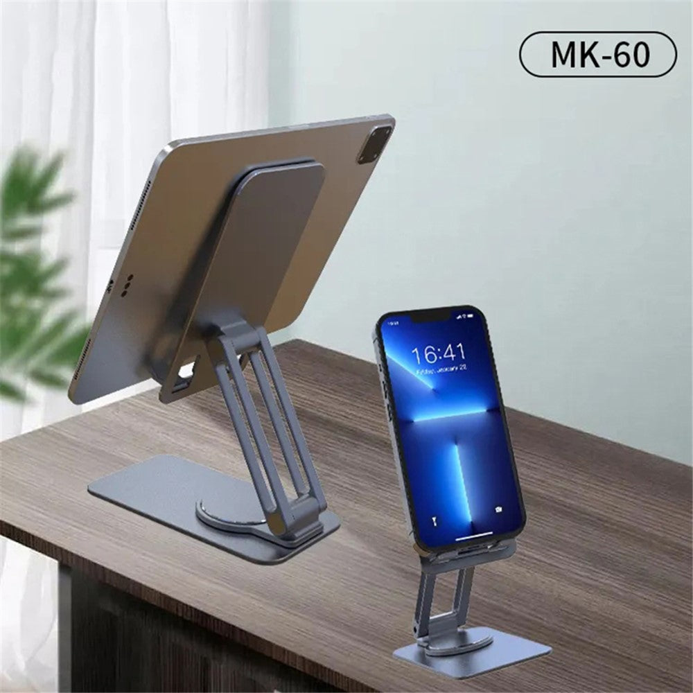 JMARY MK-60 Tischhalterung – Faltbar, mit rutschfester Oberfläche, für Handys & Tablets