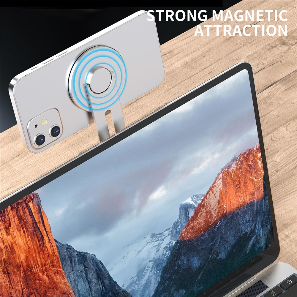 AHASTYLE WG26-5 Magnetischer Handyhalter – Tragbar, verstellbar, aus Aluminiumlegierung & für Computernutzung