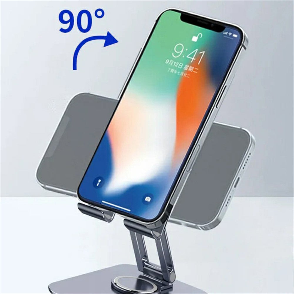 JMARY MK-61 Tischhalterung – Aus Aluminiumlegierung, drehbar, für Handys & Tablets