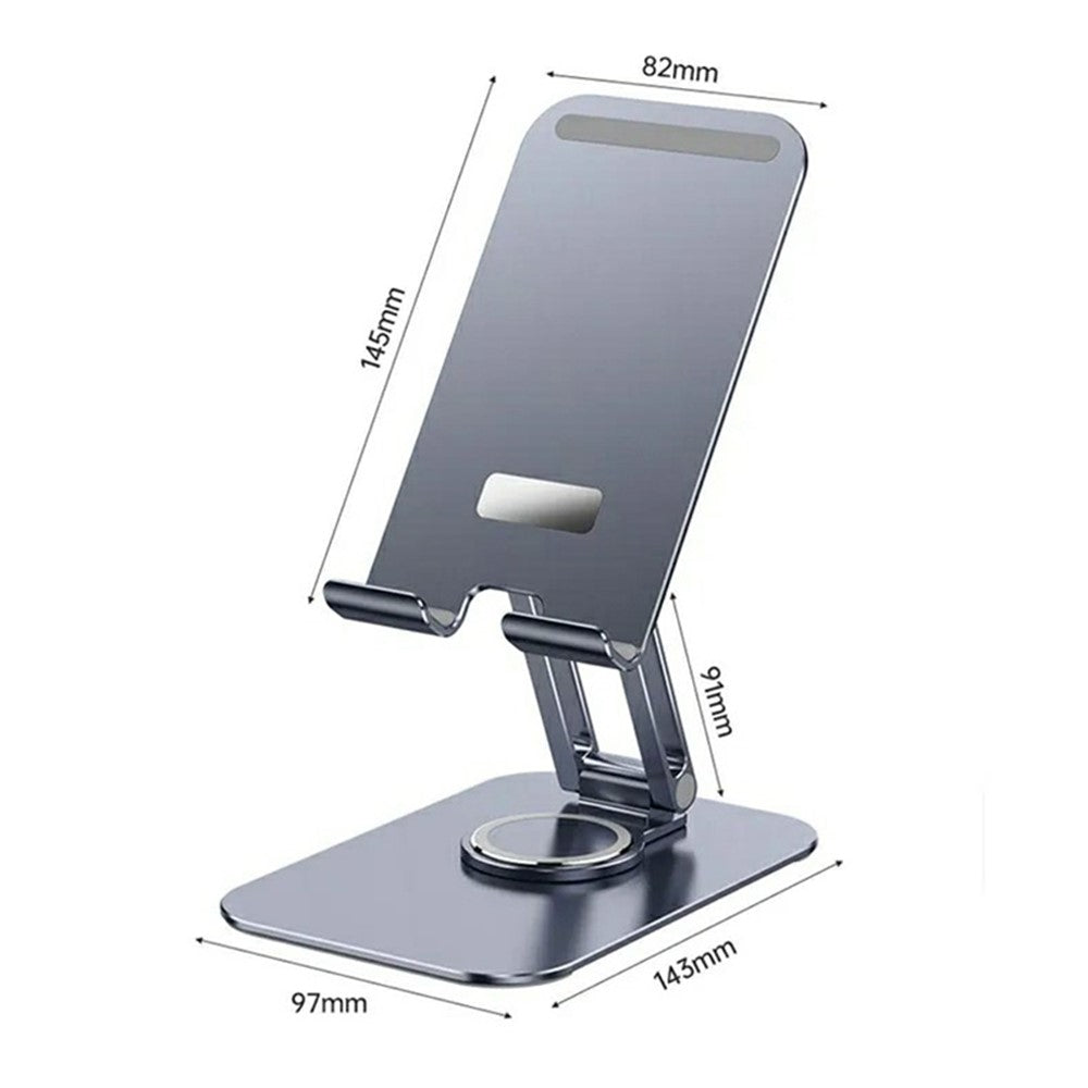JMARY MK-61 Tischhalterung – Aus Aluminiumlegierung, drehbar, für Handys & Tablets