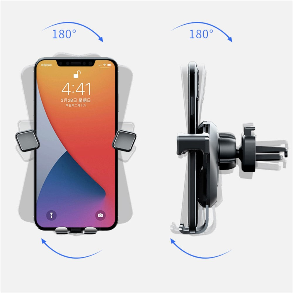 Universal Rotatable Gravity Triangle Car Air Outlet Phone Holder Bracket