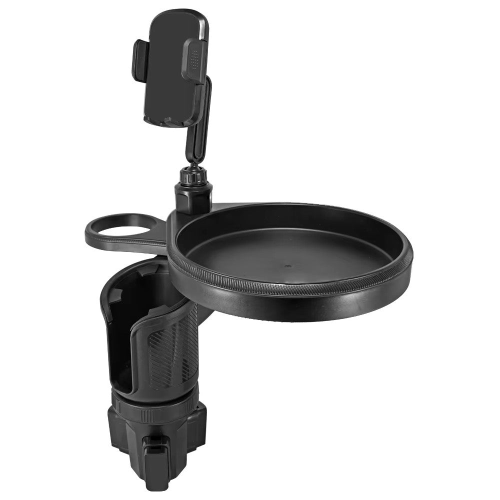 Multifunction Car Cup Holder Food Tray 360 Degree Rotation Mobile Phone Mount Bracket