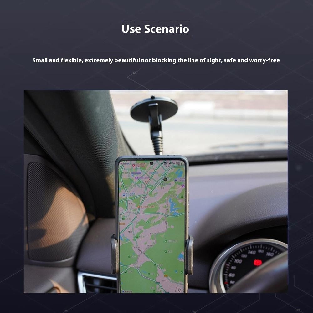 Auto-Handyhalterung für die Windschutzscheibe – Mit Saugnapf & 360 Grad drehbar